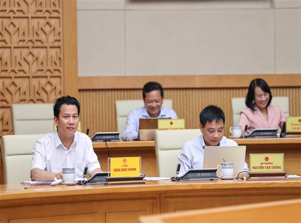 Bộ trưởng Bộ Tài nguyên và Môi trường Đặng Quốc Khánh tham dự phiên họp Chính phủ thường kỳ tháng 5/2023